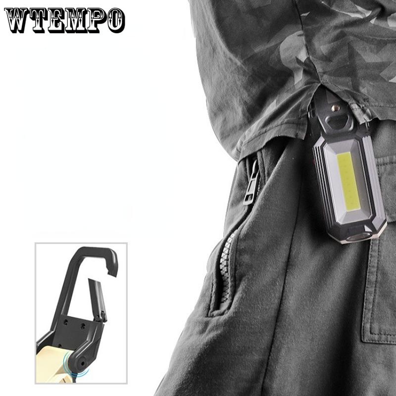 COB Work Light Мощный свет Зарядка пряжка типа автомобильный инспекционный фонарь с магнитом светодиодный супер яркий складной кемпинговый фонарь