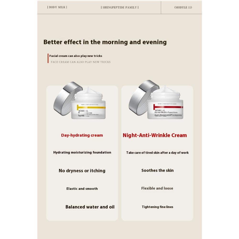 Крем против морщин с несколькими пептидами, увлажняющий и тонизирующий, подтягивающий, увядающий, разглаживающий мелкие морщинки, омолаживающий крем для лица, дневной и ночной