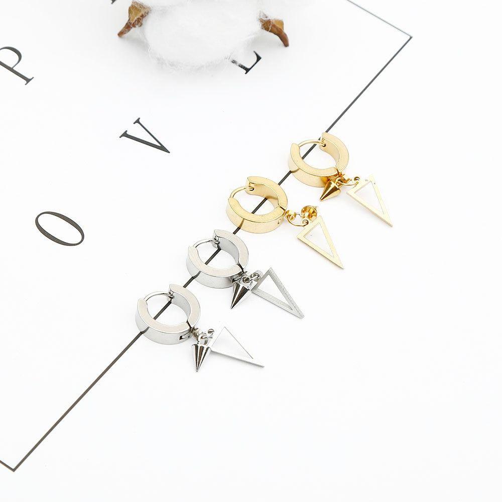 Steel Birthday Gift Dangle Earrings Stud Earrings Men Gothic Earrings Korean Style Earrings