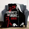 Dexter Night Flannel Blanket Throw Blanket Soft Warm Sofa Bed Camping Home Decor Unique Christmas Gift C926123