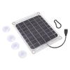 Solar Panel 10W USB Output Transparent Design Double Sided Power Generation Solar Panel for Outdoor Travel
