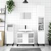 VidaXL Bathroom Furniture Set 3 Pcs White Engineered Wood 3190307
