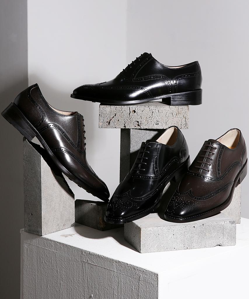 Flap'F Мужские Оксфорды с Открытой Шнуровкой и Перфорацией Wingtip 2 Типа (Тип А)