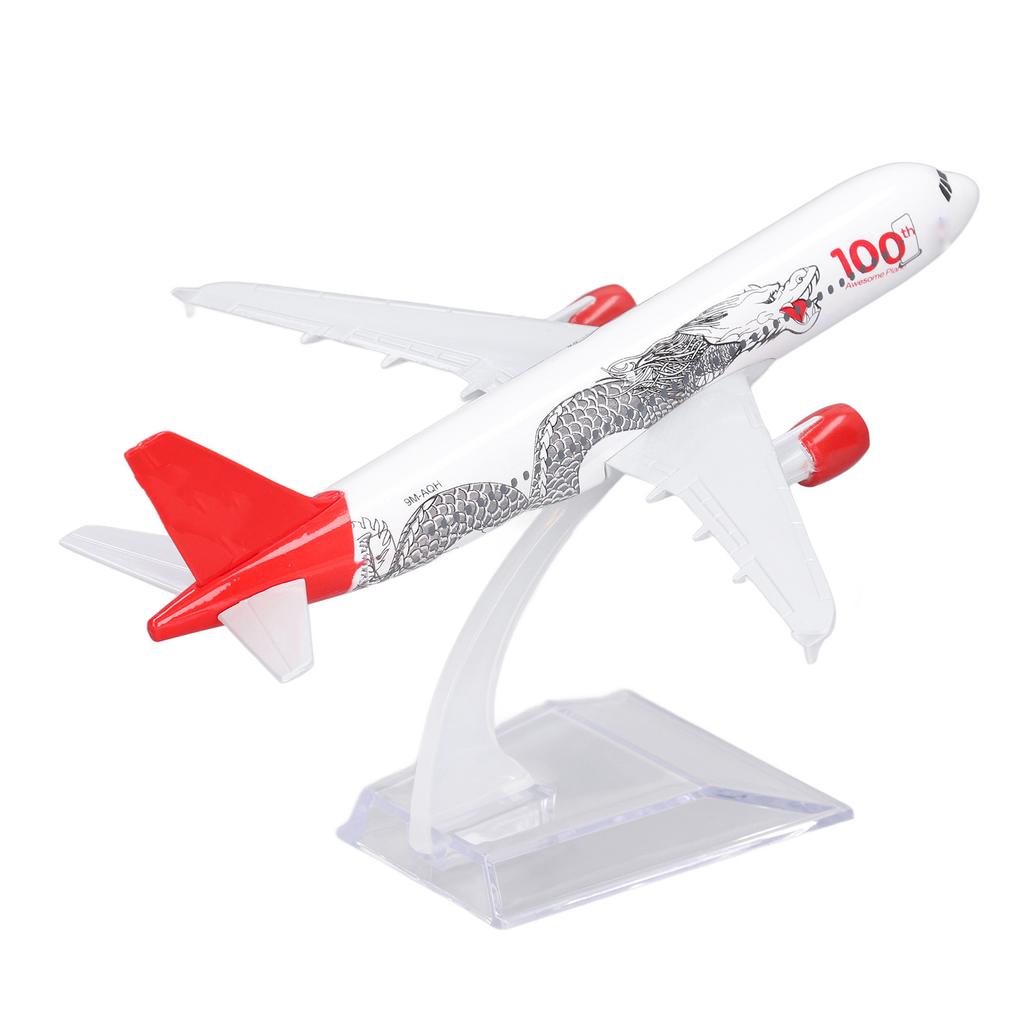 Модель самолета из сплава со стабильной подставкой, имитация, точный масштаб, длина крыла 14 см, модель самолета