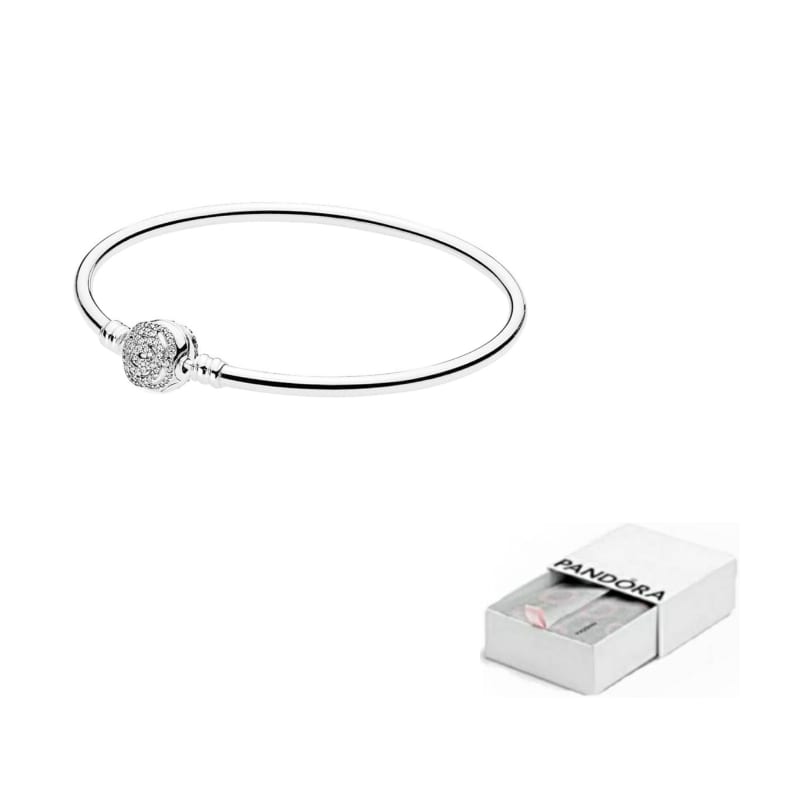Pandora 925 Silver Cubic Zirconia Bangles Women's 590748CZ