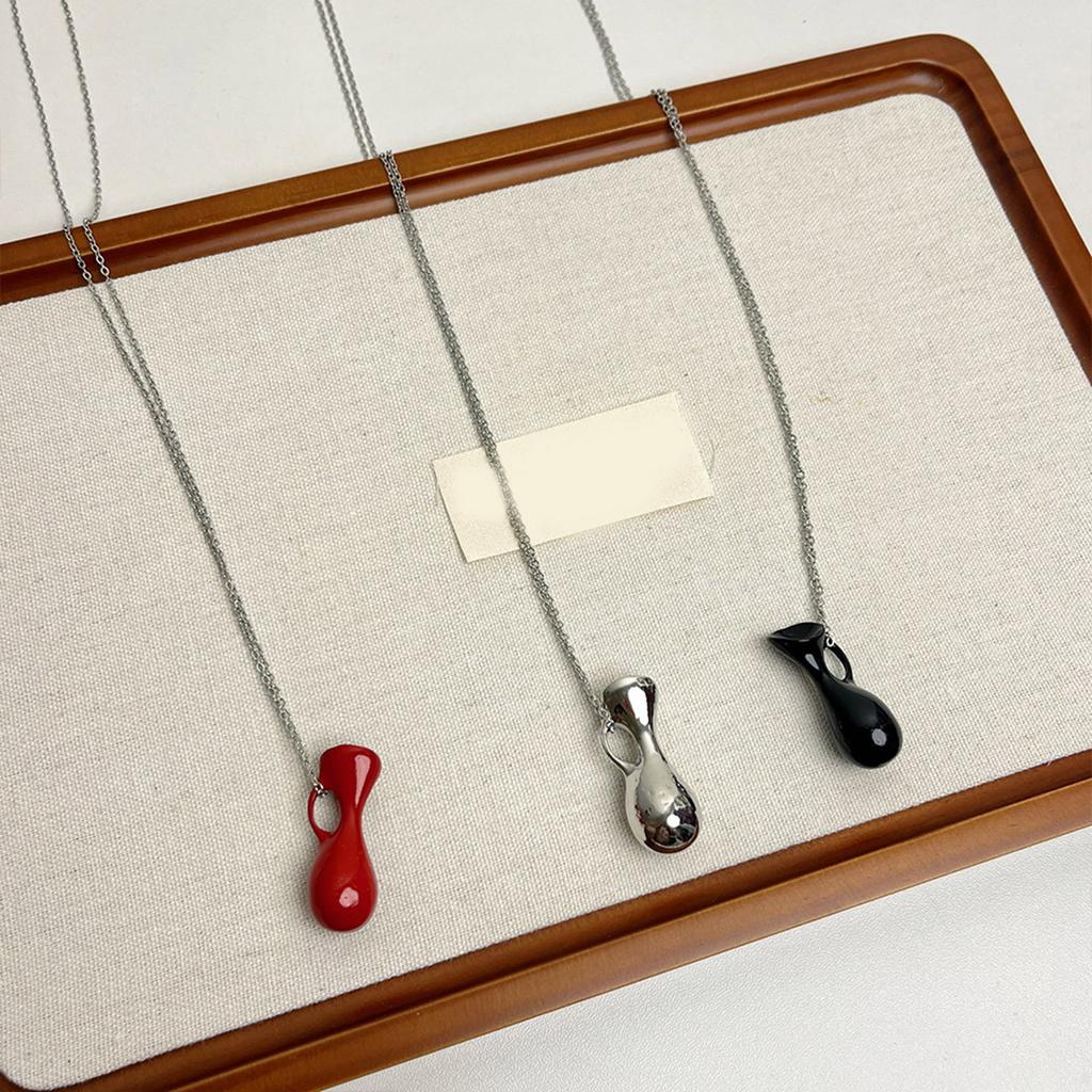 Многоцелевое длинное ожерелье с подвеской в виде бутылки с водой, модное для женщин, модная цепочка для свитера, ювелирный аксессуар