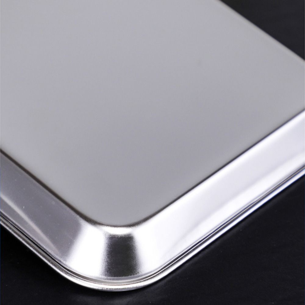 Fruit Cake Snacks Tray Tableware Dish 304 Stainless Steel Steak Plate Kitchen Accessories