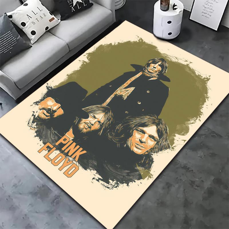 Pink Floyd Carpet Rug for Living Room Bedroom Home Sofa Decoration,Kids play Nonslip Floor Mat