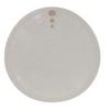 Tableware East Triangular Platter 8 Inch White Polka Dot Monotone Series 22.8cm