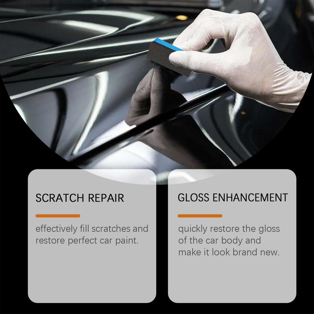 Homonth Car Paint Scratch Repair Cream Nano Coating Scratch Remover Gloss Restoration Polishing Agent for Car Body Care 120g
