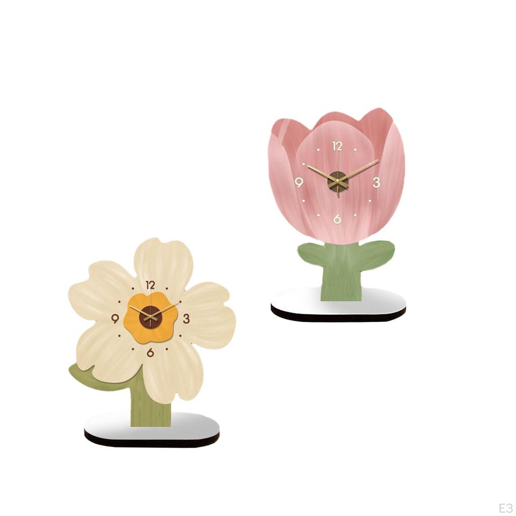 Декоративные аналоговые настольные часы, бесшумное нетикающее настольное украшение для полки, офиса, спальни,