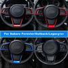 Carbon Fiber Style Steering Wheel Cover For Subaru Outback XV Impreza Leagacy 2018-24 For Forester 2019 2020 2021 2022 2025 2024