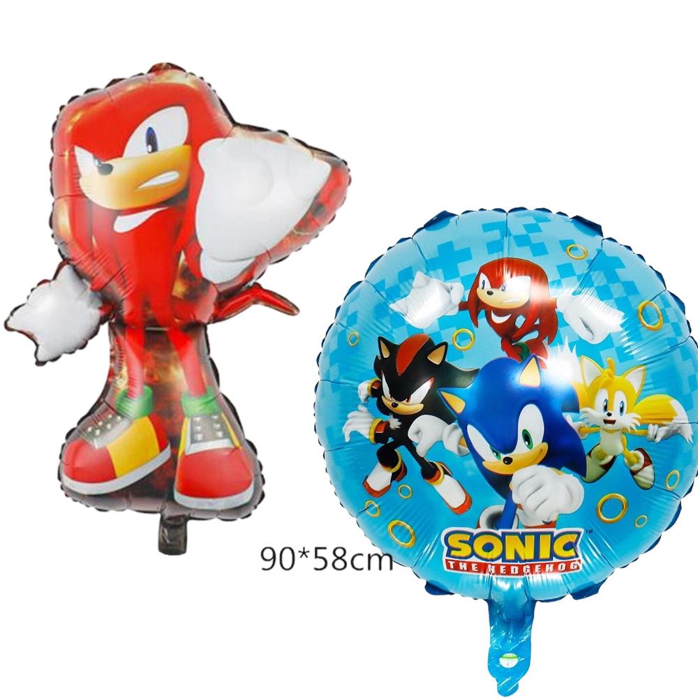 20Pcs The Hedgehog Birthday Balloons  Cartoon Latex Balloons For Kids Game Theme Party Decorations Birthday Party Supplies