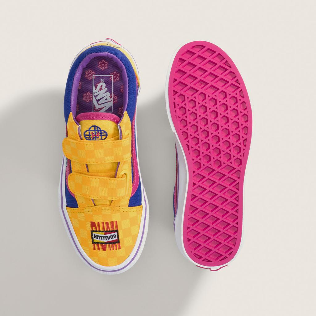 [VANS] Old Skool Velcro [VN000V21YLW-KPOP DEMON HUNTERS RUMI YELLOW]