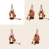 Cute Cartoon Eating Peanuts Groundhog Plush Toy Pendant Keychain For Bag Decor And Gifts
