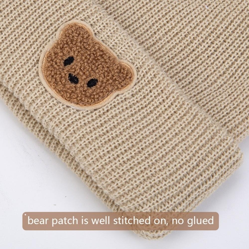 Warm Beanie Cap Cute Cartoon Pullover Cap Fashion Knitted Hat Winter