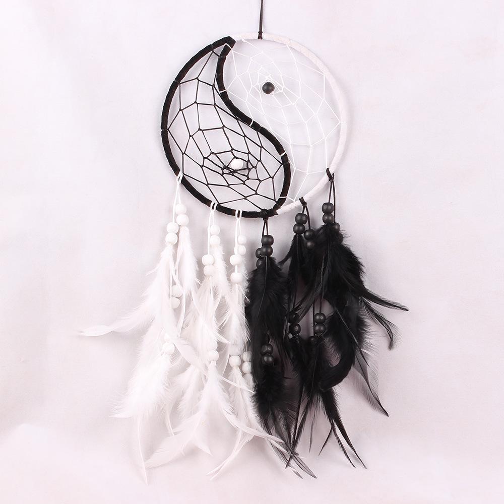 Traditional Dream Catcher Yin Yang Shape Long Home Decoration