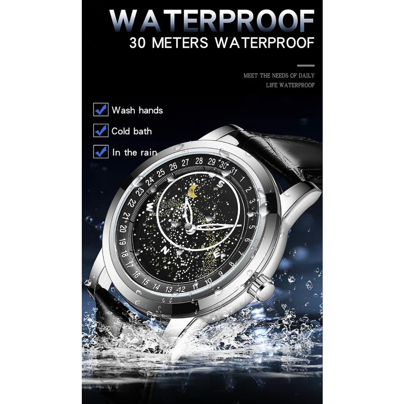 SANDA New Watch Full Machinery and Fashion Trends Rotating Dial Men's Watch