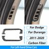 Для Dodge Durango 2011-2020 Комплект декоративных накладок из углеродного волокна на центральную консоль, рычаг переключения передач, вентиляционное отверстие AC, подъемник окна, CD-плеер, наклейка, автомобильные аксессуары