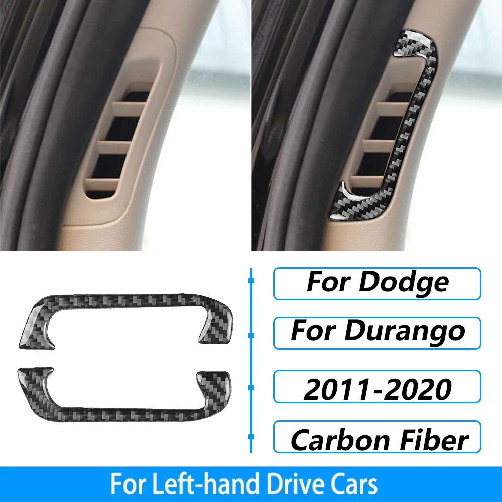Для Dodge Durango 2011-2020 Комплект декоративных накладок из углеродного волокна на центральную консоль, рычаг переключения передач, вентиляционное отверстие AC, подъемник окна, CD-плеер, наклейка, автомобильные аксессуары