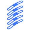 DUUTI 5pcs Bike Silicone Band Cycling Flashlight Handlebar Mount Holder Multipurpose Bicycle Straps