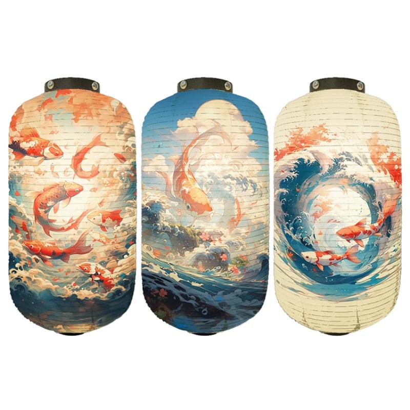Japanese Lanterns Paper Waterproof Long Restaurant Bar Hotel Festival Decoration Wedding Birthday Home Party Supplies Lanterns