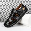 Men's Trendy Cowhide Leather Sandals -  Summer Outdoor Beach Slippers