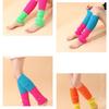 Sweet Woolen Knitted Socks Set Fluorescent Women's Leg Set Dressing Accessories Autumn/Winter Party Colored Socks Set