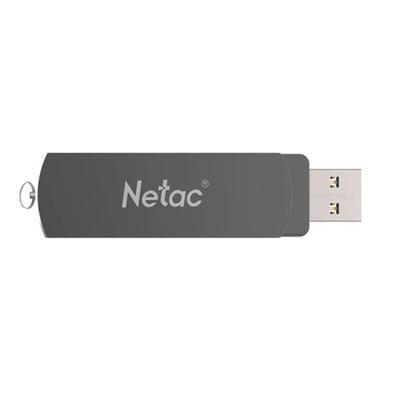 Металлическая поворотная флешка Netac U681 USB 3.0