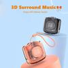 VAORLO Светодиодный цифровой дисплей, мини-наушники Bluetooth, Hi-Fi стерео музыка с HD-микрофоном, наушники с шумоподавлением для всех смартфонов
