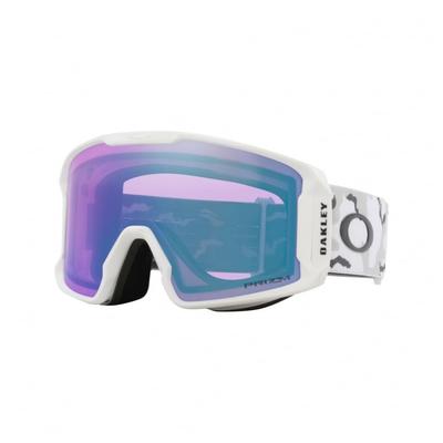 Oakley OO7070 LINE MINER L Горнолыжные очки - Белый камуфляж / Prizm Iced Iridium Большой размер
