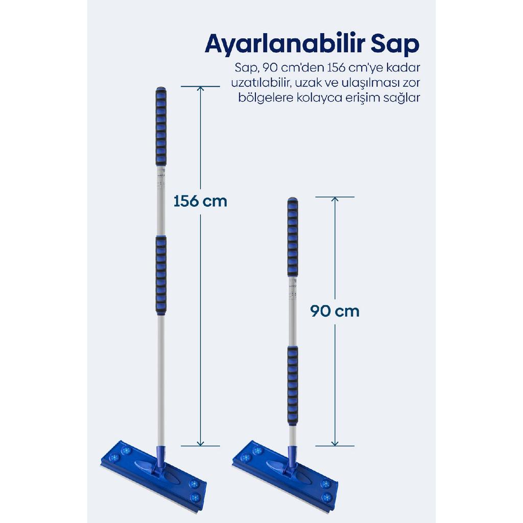 Тройной набор швабр из микрофибры