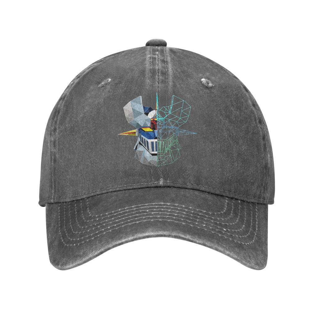 Pure Color Dad Hats Mazinge Z Linear low poly Womens Hat Sun Visor Baseball Caps Mazinger Z Peaked Cap
