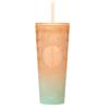STARBUCKS Starbucks Tumbler Coffee Starbucks Anniversary 2023 Cold Cup Tumbler Orange Blue Green Cold Cup Tumbler 710ml Straw Gradient Cute Stylish