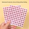 1 Sheets 1-100 Number Sticker Label For Nail Polish Color Gel Varnish Marking Numbering Digital Label Manicure Tool