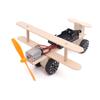 Kids Diy Wooden Assembly Gliding Airplane Material Kit For Science Experiment Model