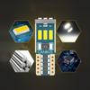 10 шт. Светодиодные лампы W5W T10 Canbus 9-SMD 12V 6000K Белый 194 168 Автомобильные внутренние купольные лампы, лампы для номерного знака, парковочные огни, автоматическая сигнальная лампа