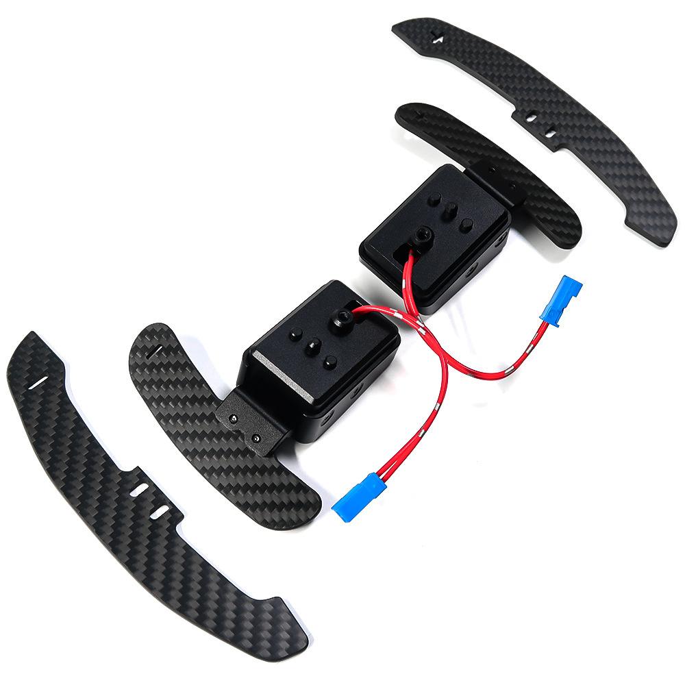 Car Carbon Fiber Magnetic Paddle Shifter For BMW F30 F31 F33 F15 F16 F80 F90 F10