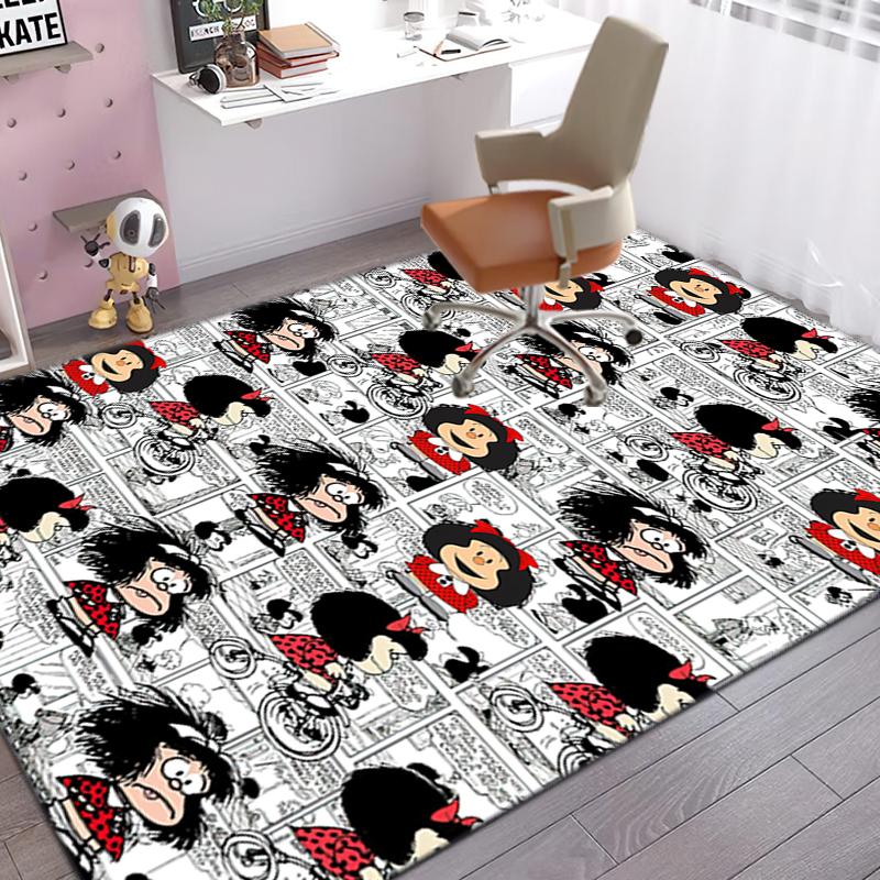 1PC Mafalda Rug - home decoration Carpet For Living Room Bedroom Flooring Computer Chair Area Rug