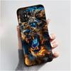 For ZTE Blade A52/Optus X Tap 2 Jelly Soft Black Cover New Stylish Pattern Astronaut Coconut Tree moonlight Rose Casing
