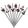 Halloween Theme Gothic Style Paper Straw Party Drink Disposable Decorative Straw Supplies