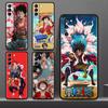One Piece Cartoon TPU Case For Samsung Galaxy S22 Ultra S20 FE S21 Plus S10 S9 S8 S10e S7 Soft Fall Prevention Phone Cover Cas