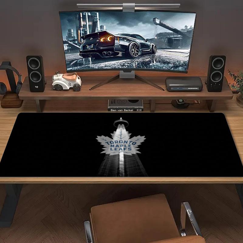 Oronto Maple Leafs Mouse Pad Large Gaming Table Cushion Nonslip Laptop Tablet Big Mousepad Xxl Mat Mini Pc Playmat With Lock Edge