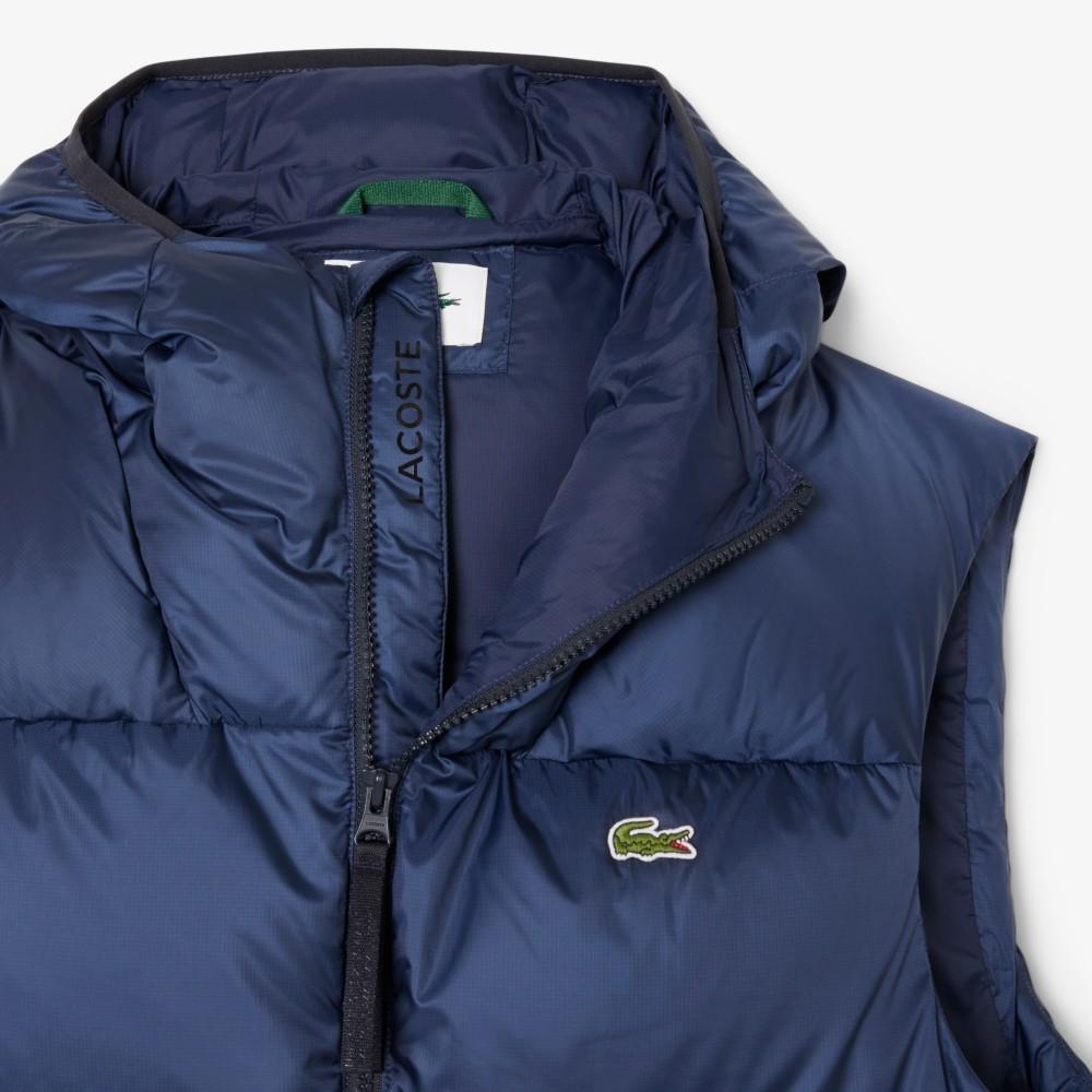 Lacoste Мужской жилет из рипстопа с утиным пухом BH2895-55N166