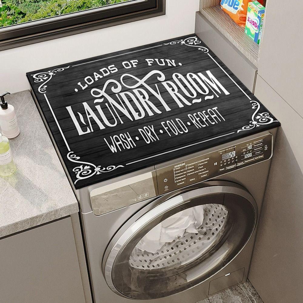 Противоскользящий коврик для стиральной машины с барабаном, пылезащитная салфетка для холодильника, предметы домашнего обихода