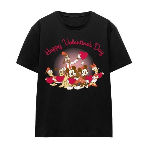 Mickey Mouse Unisex Adult Happy Valentine`s Day T-Shirt