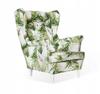 Wing Armchair Thin PALM LEAVES Light Green