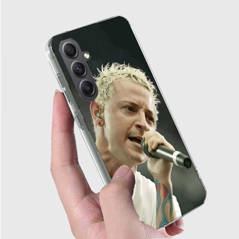 Singer C-Chester Bennington Phone Case for Samsung A16 A26 A36 A56 A17 A37 A57 A07 A06 A02S A03 A04S A05S Galaxy Note 20 10 A50S