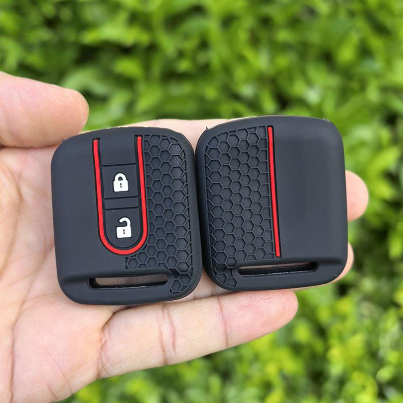Силиконовый чехол для автомобильного ключа Fob Rubber Cover для Nissan Micra K12 Note Navara Qashqai J10 Primera Almera Sunny X-Trail