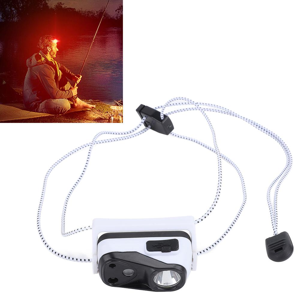 LED Headlamp USB Re able Super Bright Headlight Flashlight for Hiking Running Fishing Cycling Camping